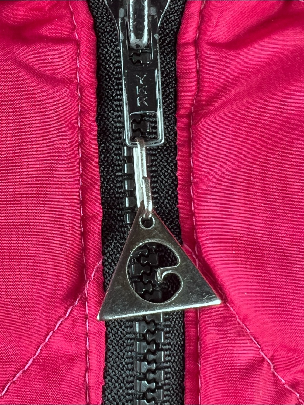Gerry Vintage Fuchsia Quilted Down Ski Jacket Made in USA Large - Picture 3 of 8